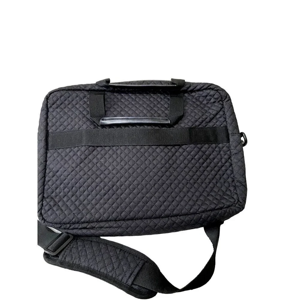 Bagsmart Quilted Laptop Bag With Shoulder Strap & Dual Zipper Closure